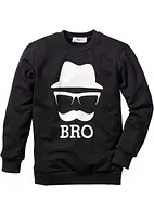 Sweatshirt med tryck, bonprix