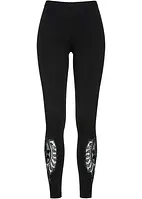 Leggings med spets, bonprix