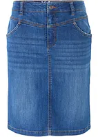 Stretchig jeanskjol, bonprix