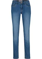 Stretchiga stuprörsjeans med medelhög midja, bonprix