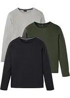 Långärmad T-shirt (3-pack), bpc bonprix collection