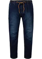 Mjuka dra på-jeans, Regular Fit, Tapered, bonprix