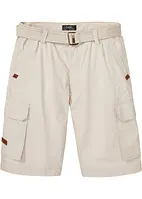 Cargobermudas med skärp, Regular Fit, bonprix