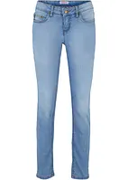 Stretchiga skinny-jeans med medelhög midja, bonprix