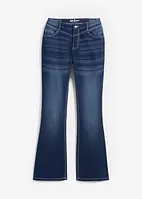 Bootcut Jeans, Mid Waist fodrade, bonprix