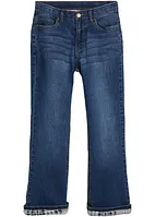 Stretchiga termojeans för barn, bootcut, bonprix