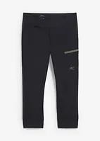 Snabbtorkande funktionsleggings i caprilängd, bonprix