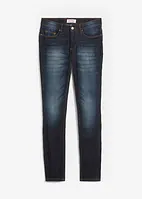 Stretchiga skinny-jeans med medelhög midja, bonprix