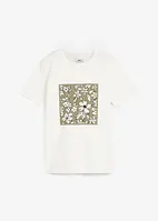 T-shirt med blomtryck, bonprix