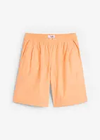 Vida shorts med gubbveck, hög bekväm midja och linneandel, bonprix