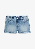 Stretchiga jeansshorts, Mid Waist, bonprix