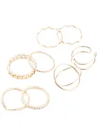 Set med ringar (8-pack), bonprix