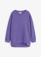 Oversize-sweatshirt med korta slitsar i fållen, bonprix