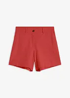 Rakt skurna shorts med linne, bpc bonprix collection