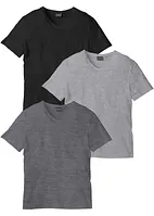 V-ringad T-shirt (3-pack), bonprix