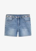 Jeansshorts med broderi, BODYFLIRT