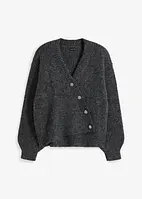 Cardigan med dekorativa knappar, bonprix