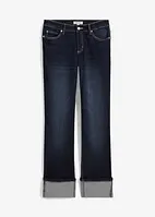 Straight Jeans, Mid Waist, med bekväm midja, bonprix