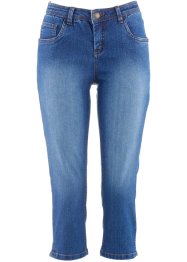Cropped slim fit jeans med medelhög midja, John Baner JEANSWEAR