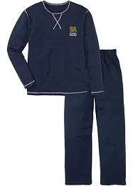 Långärmad pyjamas i ren ekologisk bomull, bonprix