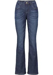 Stretchiga termojeans, bootcut, bonprix