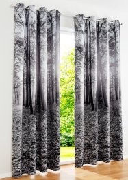 Mörkläggande gardinlängd med skogsmotiv (1-pack), bpc living bonprix collection