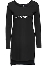 Longshirt med slitsar, bonprix