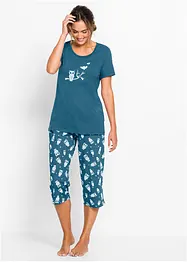 Kortärmad capripyjamas, bonprix