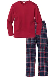 Långärmad pyjamas i ekologisk bomull, bonprix