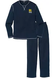 Långärmad pyjamas i ren ekologisk bomull, bonprix