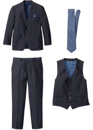 Kostym: Kavaj, byxa, väst och slips (4 delar), bpc selection