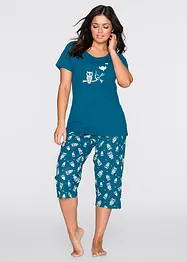 Kortärmad capripyjamas, bonprix