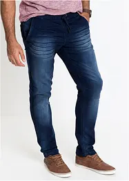 Trikåjeans, smal passform, raka ben, bonprix