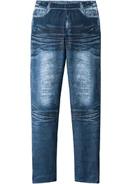 Flickleggings med denimlook, bonprix