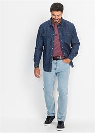 Stretchjeans, klassisk passform, raka ben, John Baner JEANSWEAR