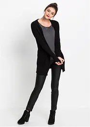 Oversizetopp i materialmix, bonprix