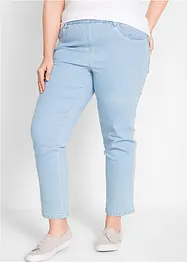 Jeans med bekväm medelhög midja (2-pack), raka ben, bonprix