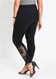 Leggings med spets, bonprix