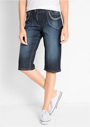 Caprijeans, med bekväm midja, raka ben, bpc bonprix collection