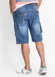 Jeansbermudas i cargomodell, normal passform, bonprix