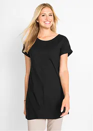 Boxy longshirt, kortärmad, bonprix