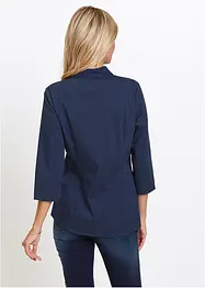 Blus med sjalkrage, bonprix