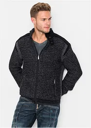 Cardigan med strukturerad stickning, bonprix