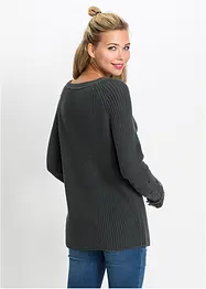 Tröja med broderi, bonprix