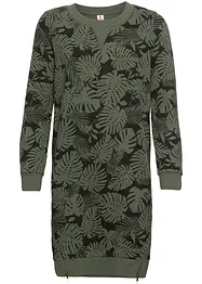 Mönstrad jerseyklänning, bonprix