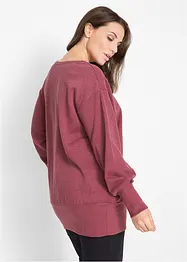 Oversize-sweatshirt med lång ärm, bonprix