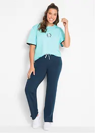 Jerseybyxa i bomull med stretch, bonprix