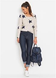 Leggings med jeanslook, RAINBOW