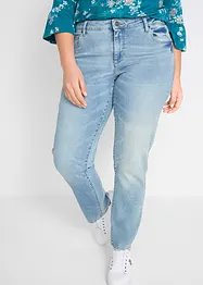 Stretchjeans med raka ben och medelhög midja, bonprix