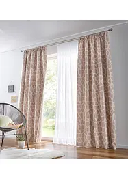 Gardinstore i jacquard med återvunnen polyester, bonprix